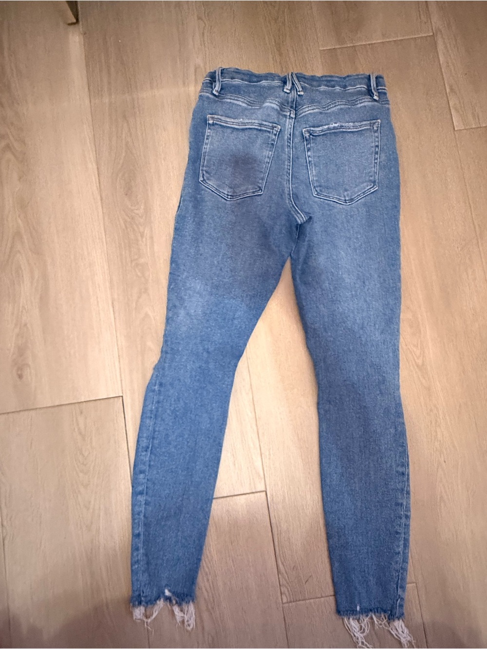 Good American skinny jeans Zara collection, Medium Blue, size 6 - Picture 4 of 6